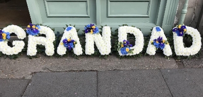Grandad Tribute With Foliage Edge
