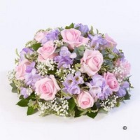 Rose and Freesia Posy   Pink and Lilac *