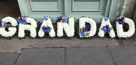 Grandad Tribute With Foliage Edge